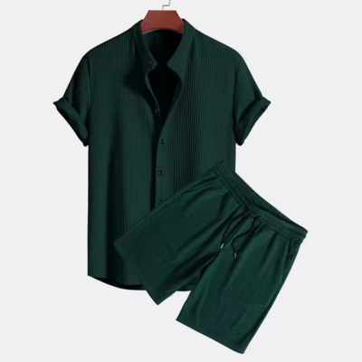 Heritage Polo Set — Premium Shirt + Shorts