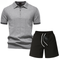 Grey + Black Shorts