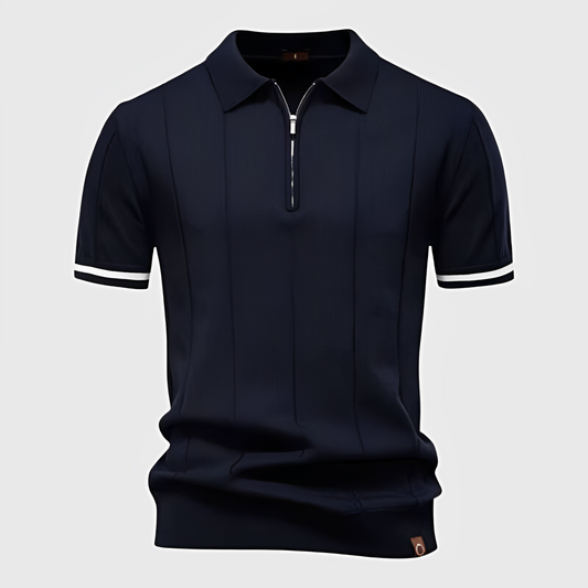 High-quality grey casual polo shirt for an elegant look