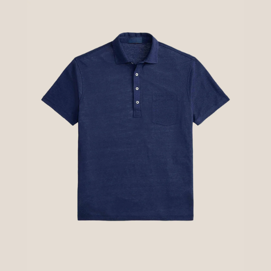 Heritage Linen Polo — 100% Italian Linen