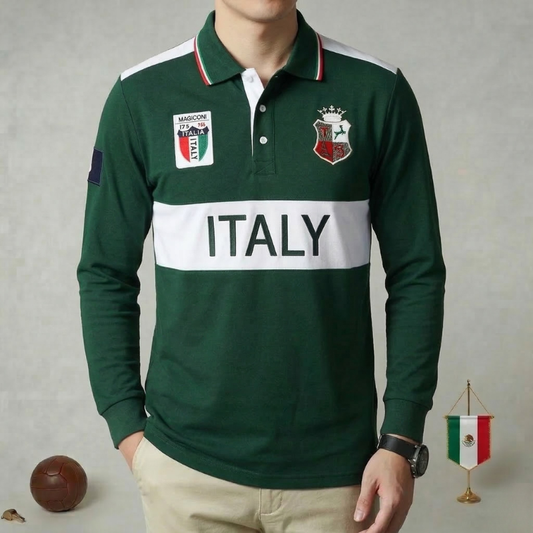 Italy Heritage Polo — A Tribute to Football Legacy