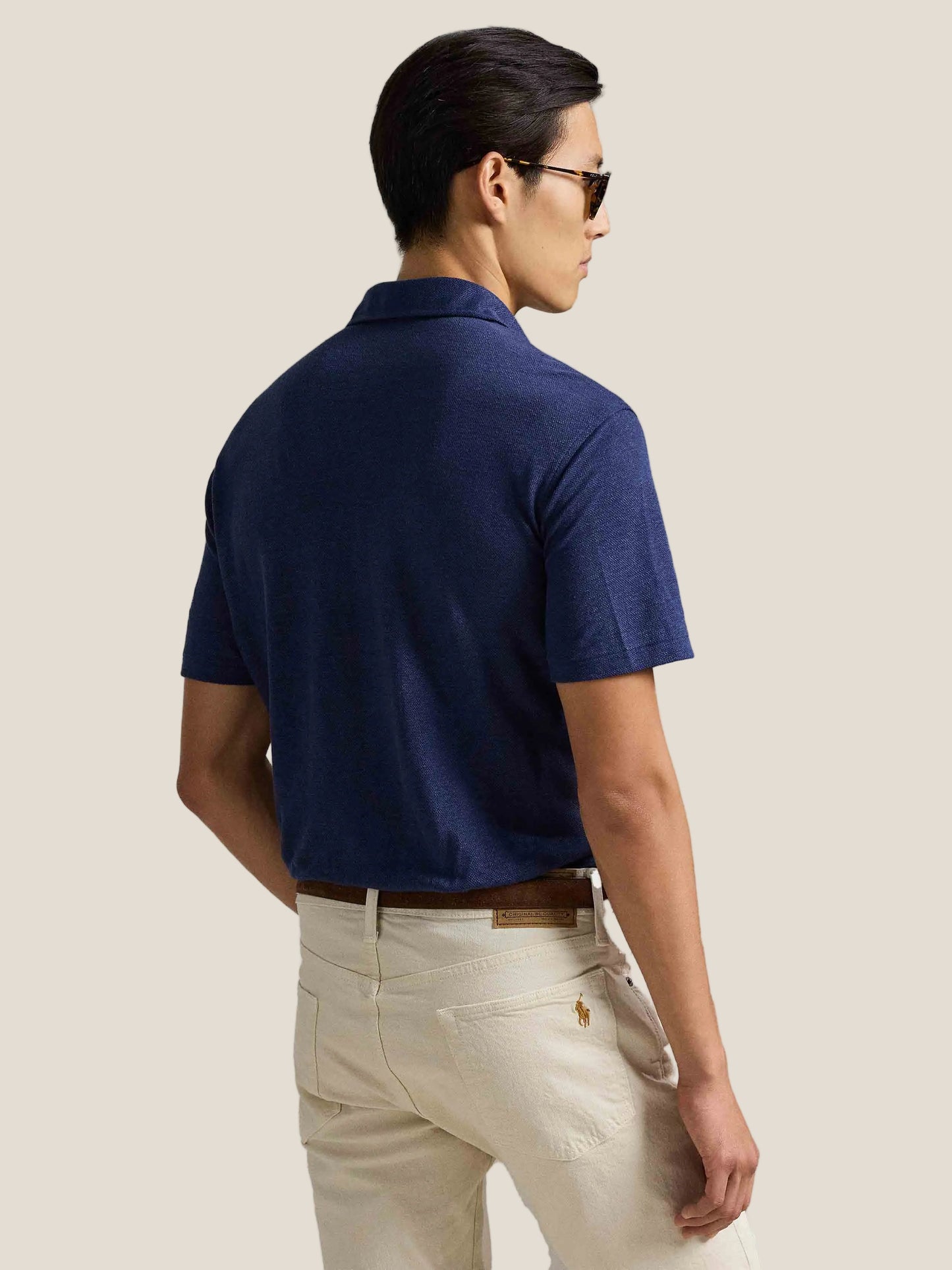 Men's Knit Polo Shirt Position 3