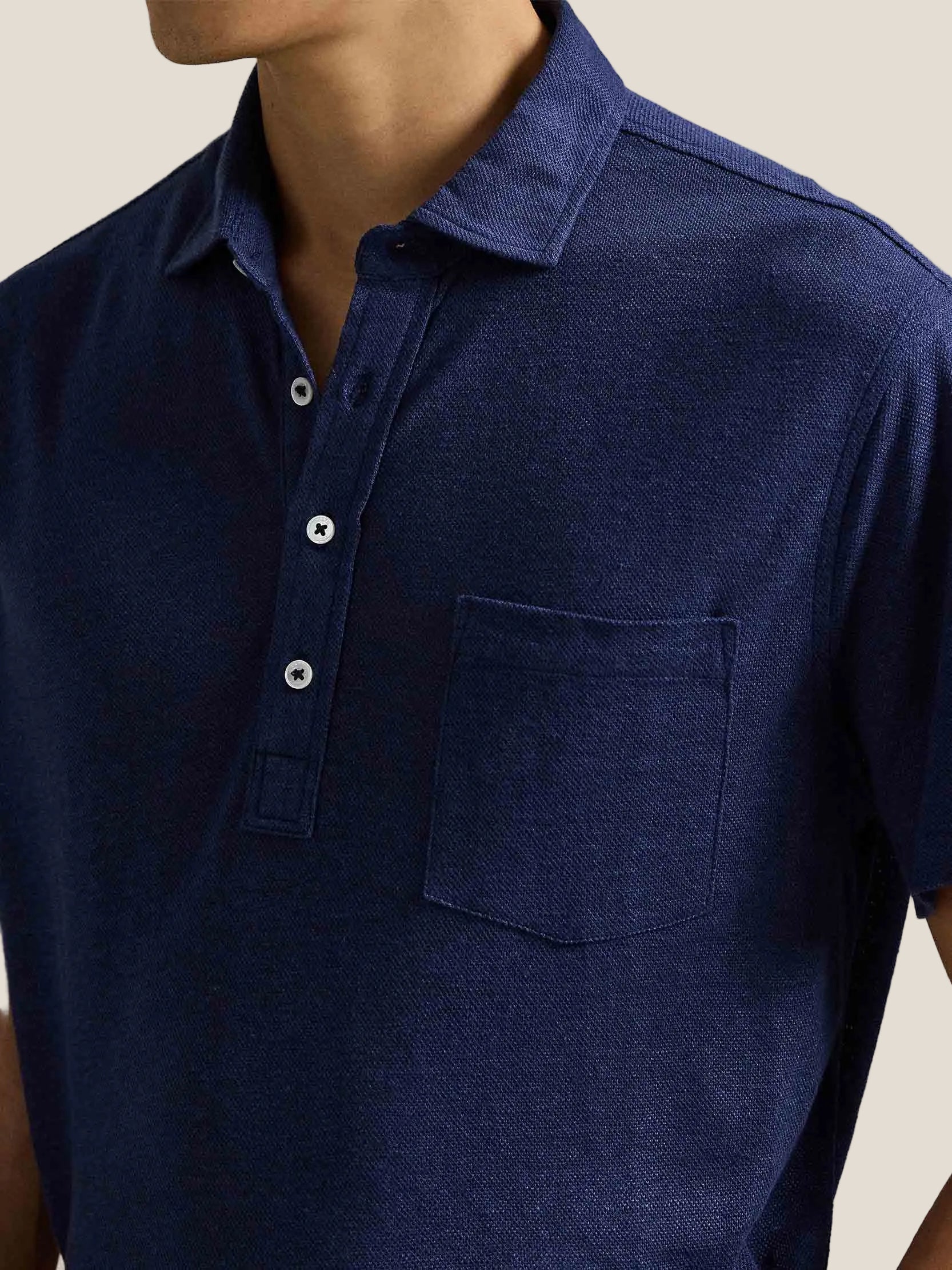 Men's Knit Polo Shirt Position 6